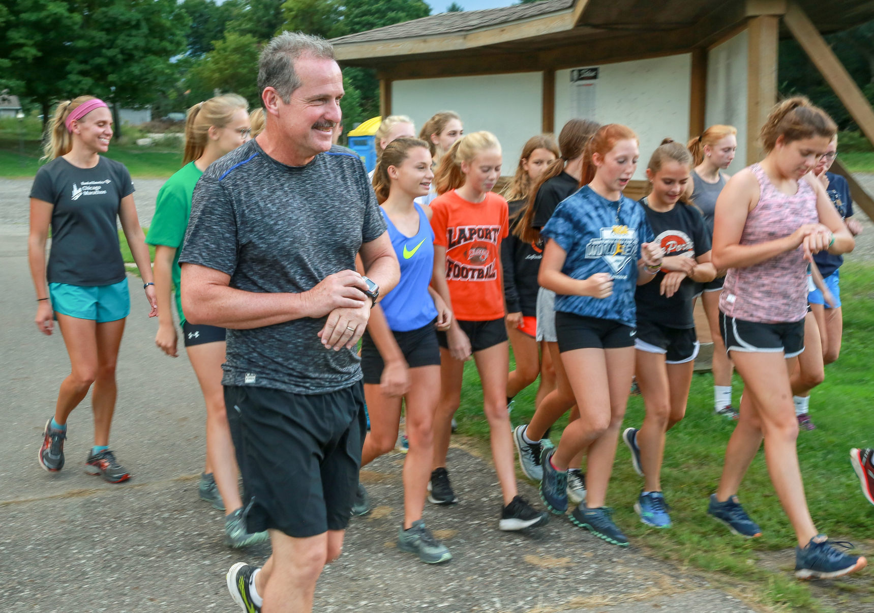 LaPorte cross country coach John Dearing recently earned his 1,000th career win.
